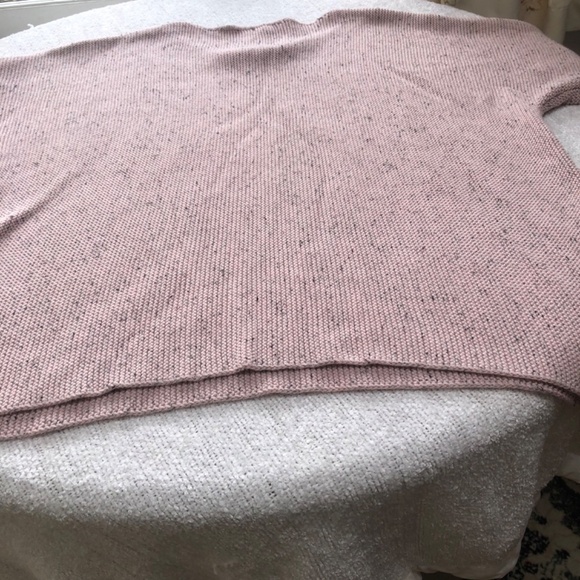 H&M exlarge pinkish heavy knit sweater,oversized- with wide sleeves and neck- - Picture 3 of 7